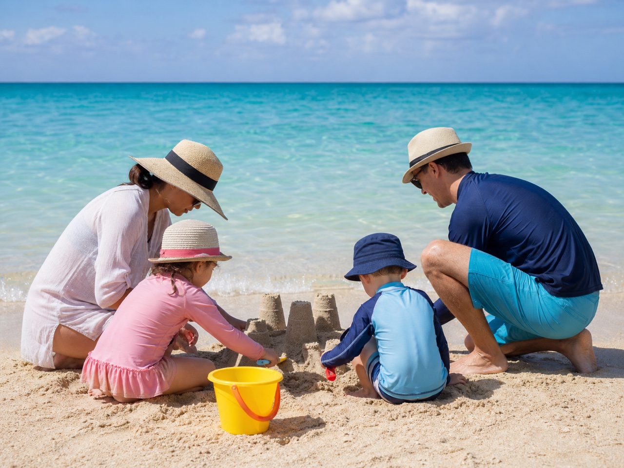 A family-friendly beach with calm water